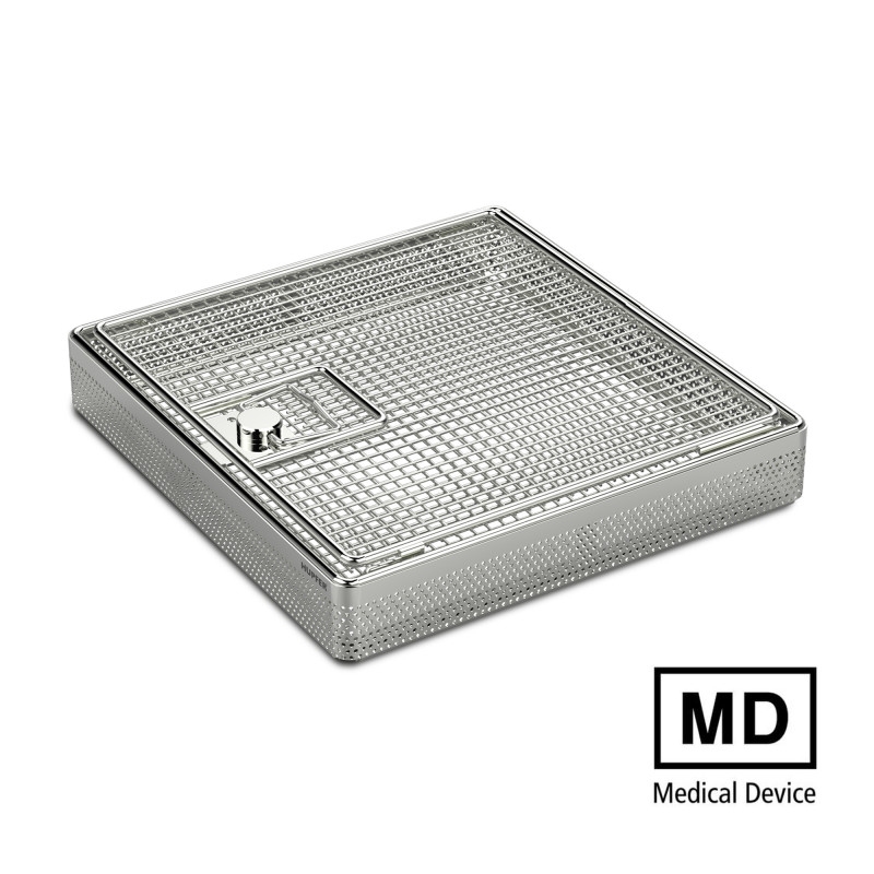 Panier de lavage avec couvercle amovible