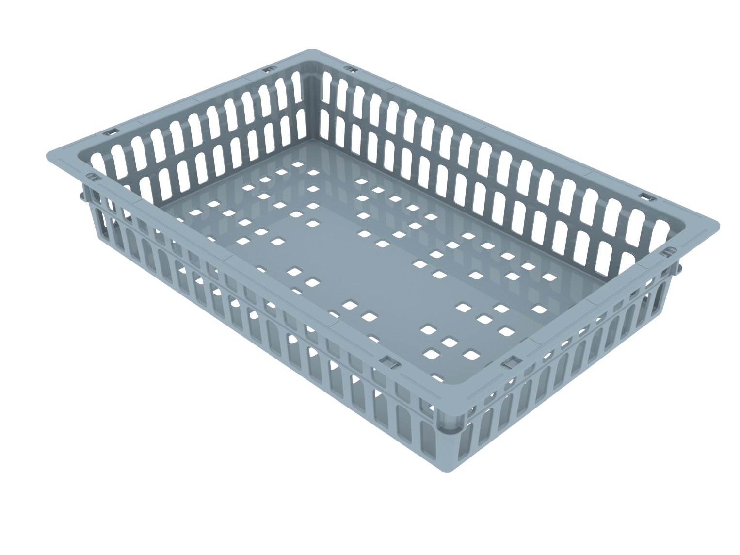 Bac ABS ajouré opaque